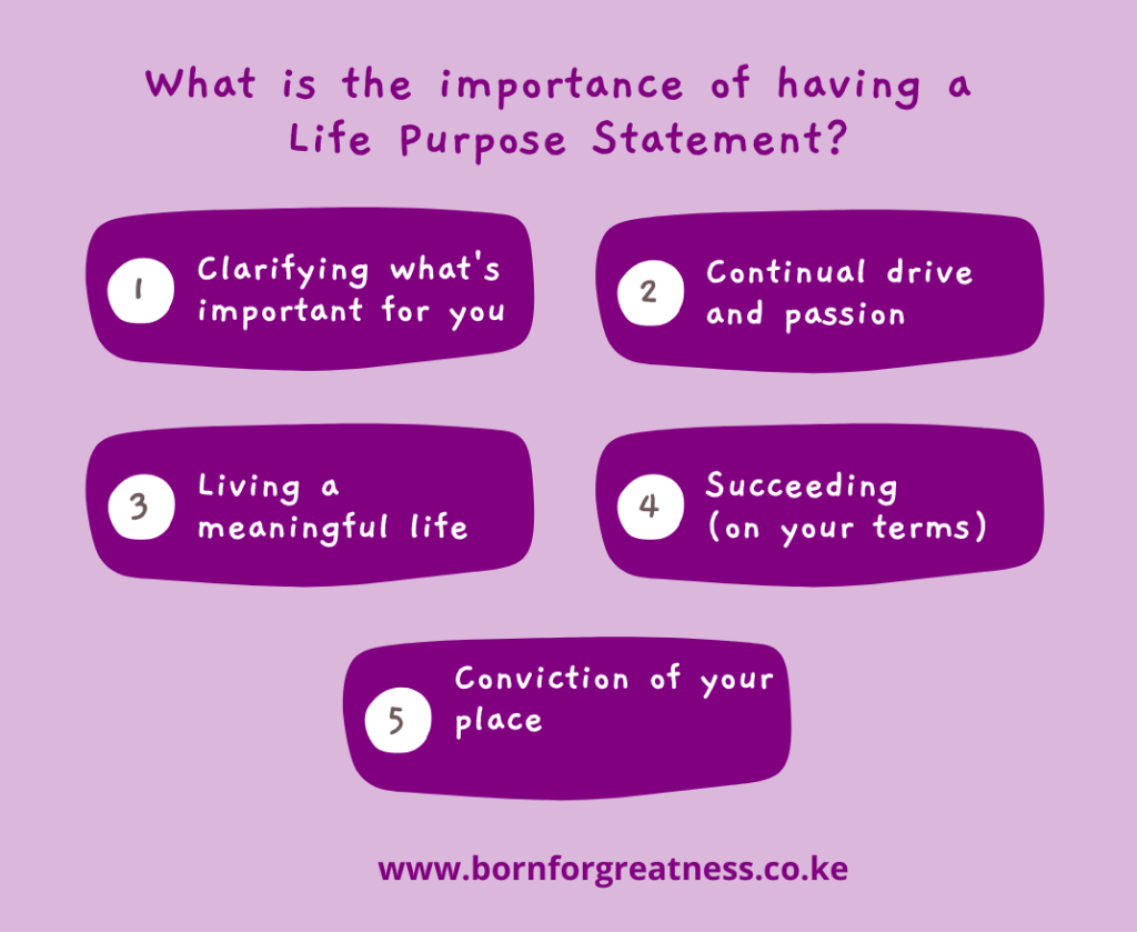 The Importance of Having a Life Purpose Statement
